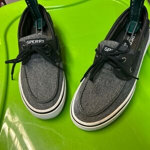 Sperry Men's Charcoal and Black Boat Shoes